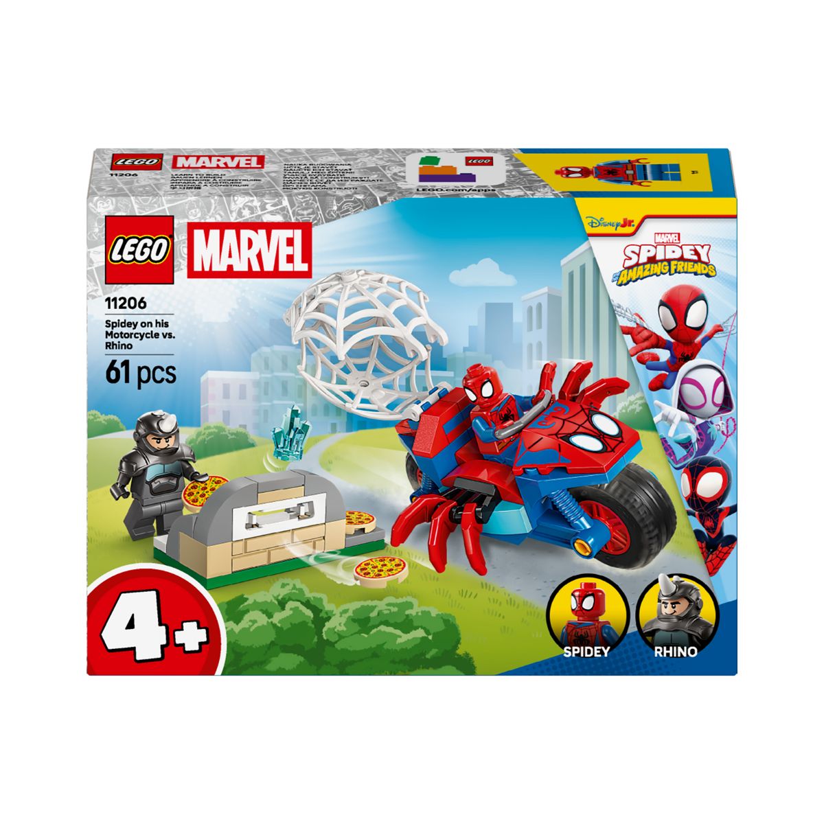 Đồ Chơi Lắp Ráp Người Nhện Đối Đầu Rhino LEGO SPIDEY 11206