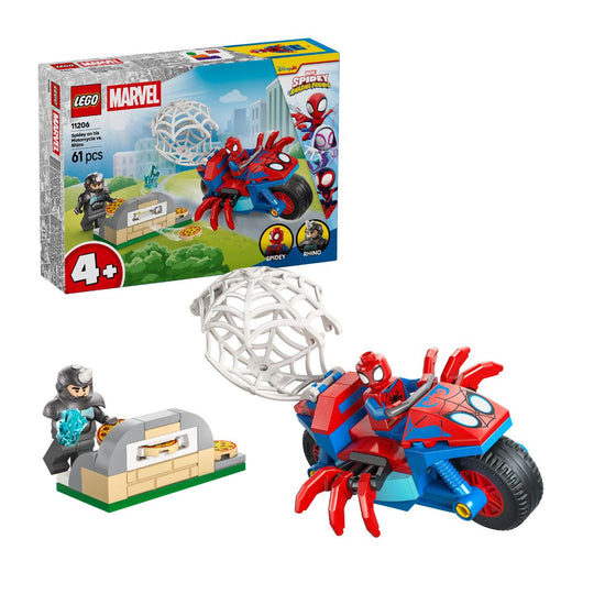 LEGO SPIDEY Spidey on his Motorcycle vs. Rhino 11206
