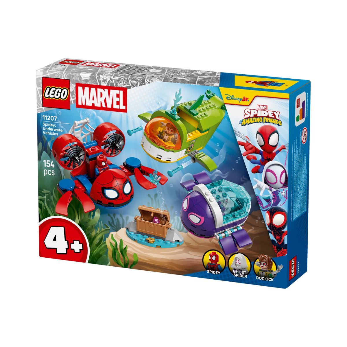 Đồ Chơi Lắp Ráp Người Nhện Và Phương Tiện Dưới Nước LEGO SPIDEY 11207