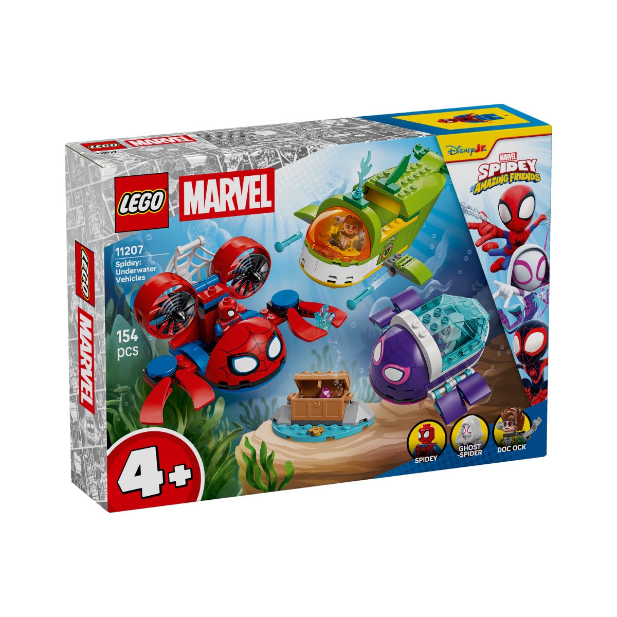 Đồ Chơi Lắp Ráp Người Nhện Và Phương Tiện Dưới Nước LEGO SPIDEY 11207