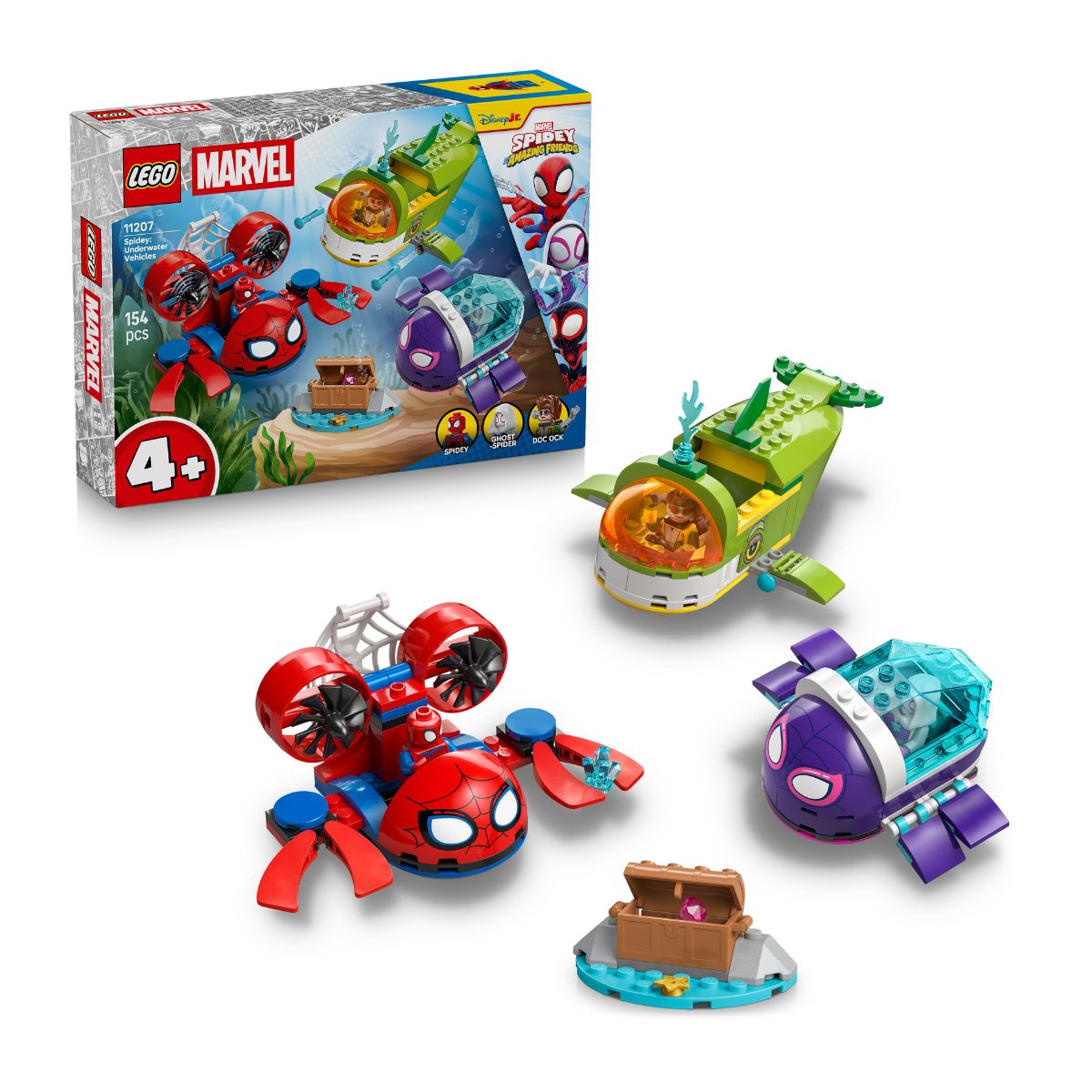 Đồ Chơi Lắp Ráp Người Nhện Và Phương Tiện Dưới Nước LEGO SPIDEY 11207