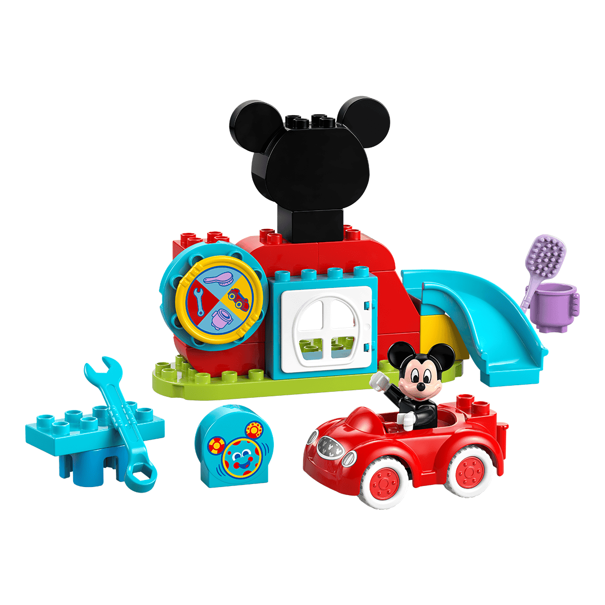 Đồ Chơi Lắp Ráp Nhà Câu Lạc Bộ Mickey Mouse Và Xe Hơi LEGO DUPLO 10454