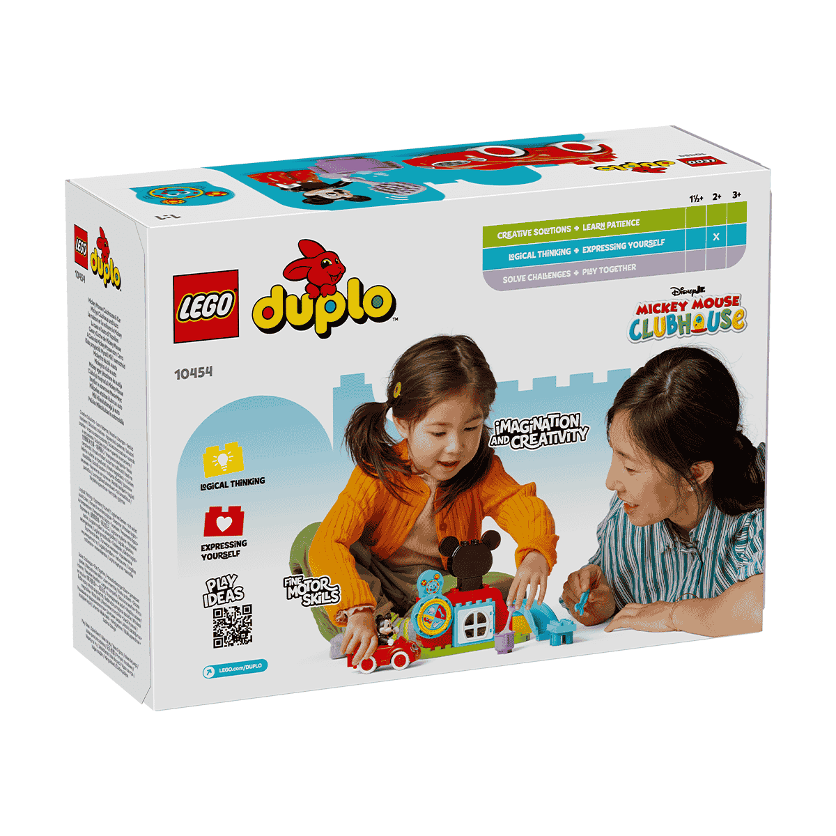 Đồ Chơi Lắp Ráp Nhà Câu Lạc Bộ Mickey Mouse Và Xe Hơi LEGO DUPLO 10454