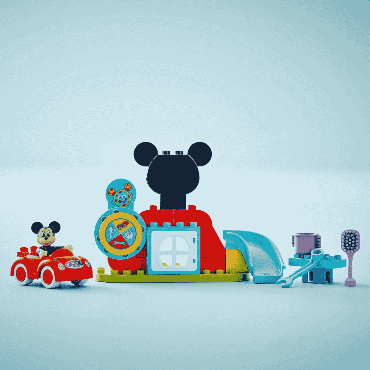 Đồ Chơi Lắp Ráp Nhà Câu Lạc Bộ Mickey Mouse Và Xe Hơi LEGO DUPLO 10454