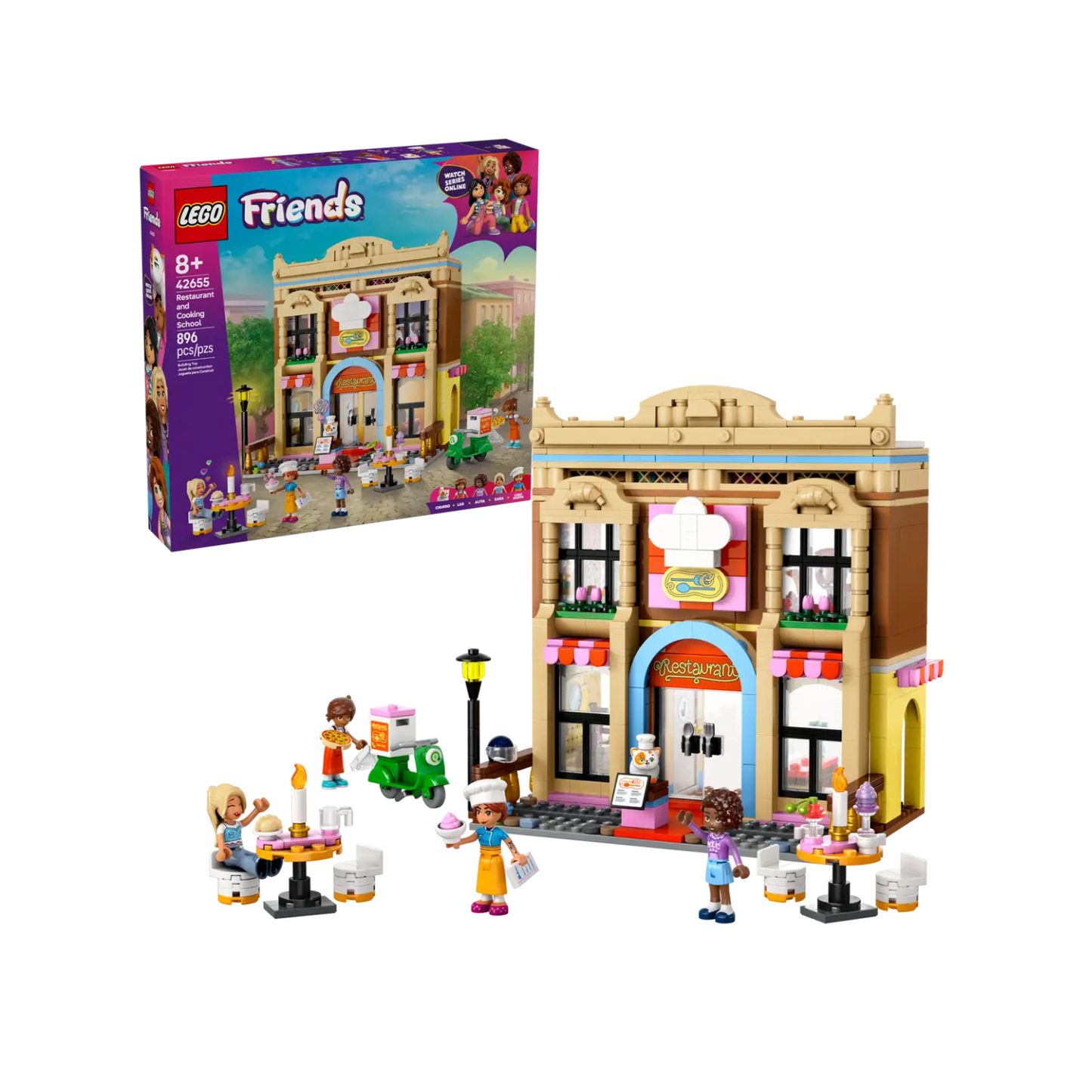 Đồ Chơi Lắp Ráp Nhà Hàng Và Trường Dạy Nấu Ăn LEGO FRIENDS 42655