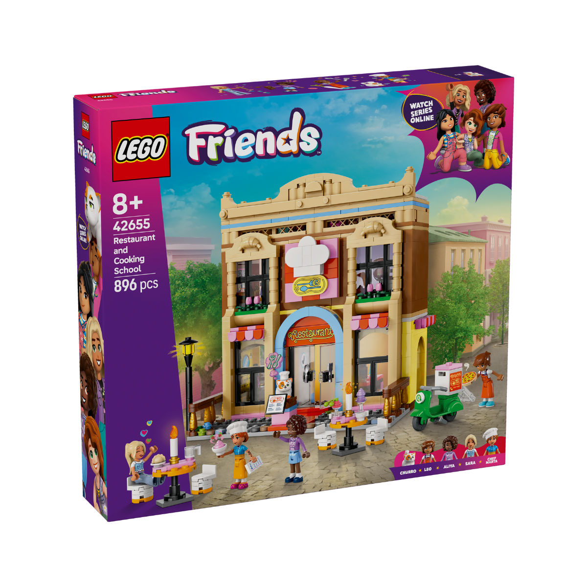 Đồ Chơi Lắp Ráp Nhà Hàng Và Trường Dạy Nấu Ăn Lego Friends 42655