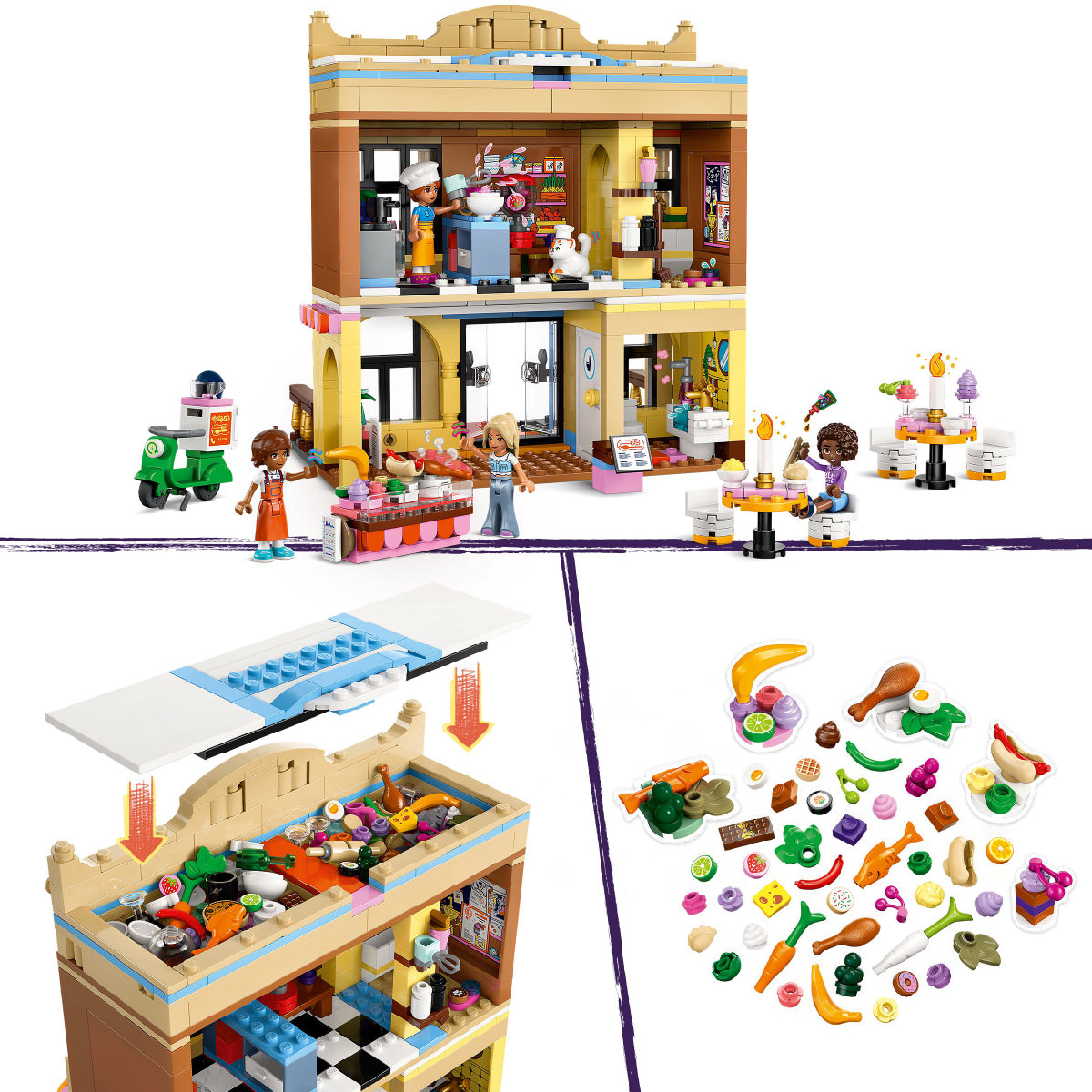 Đồ Chơi Lắp Ráp Nhà Hàng Và Trường Dạy Nấu Ăn LEGO FRIENDS 42655