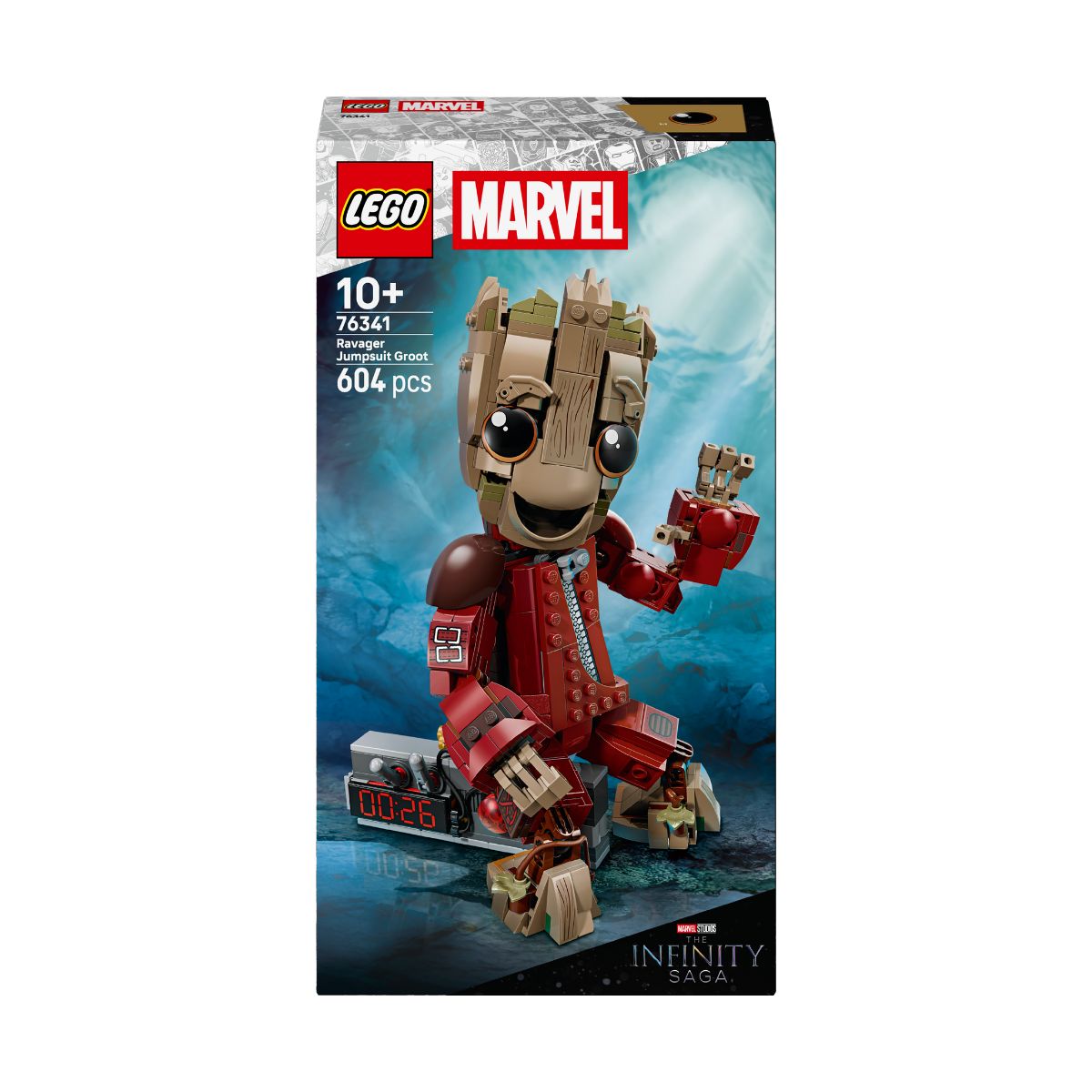 Đồ Chơi Lắp Ráp Nhân Vật Groot Kinh Điển LEGO SUPERHEROES 76341