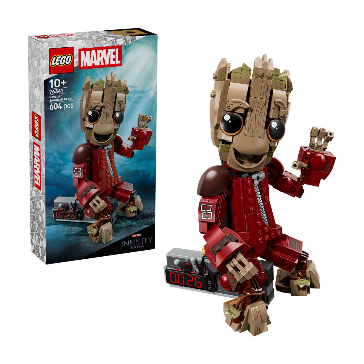 Đồ Chơi Lắp Ráp Nhân Vật Groot Kinh Điển LEGO SUPERHEROES 76341