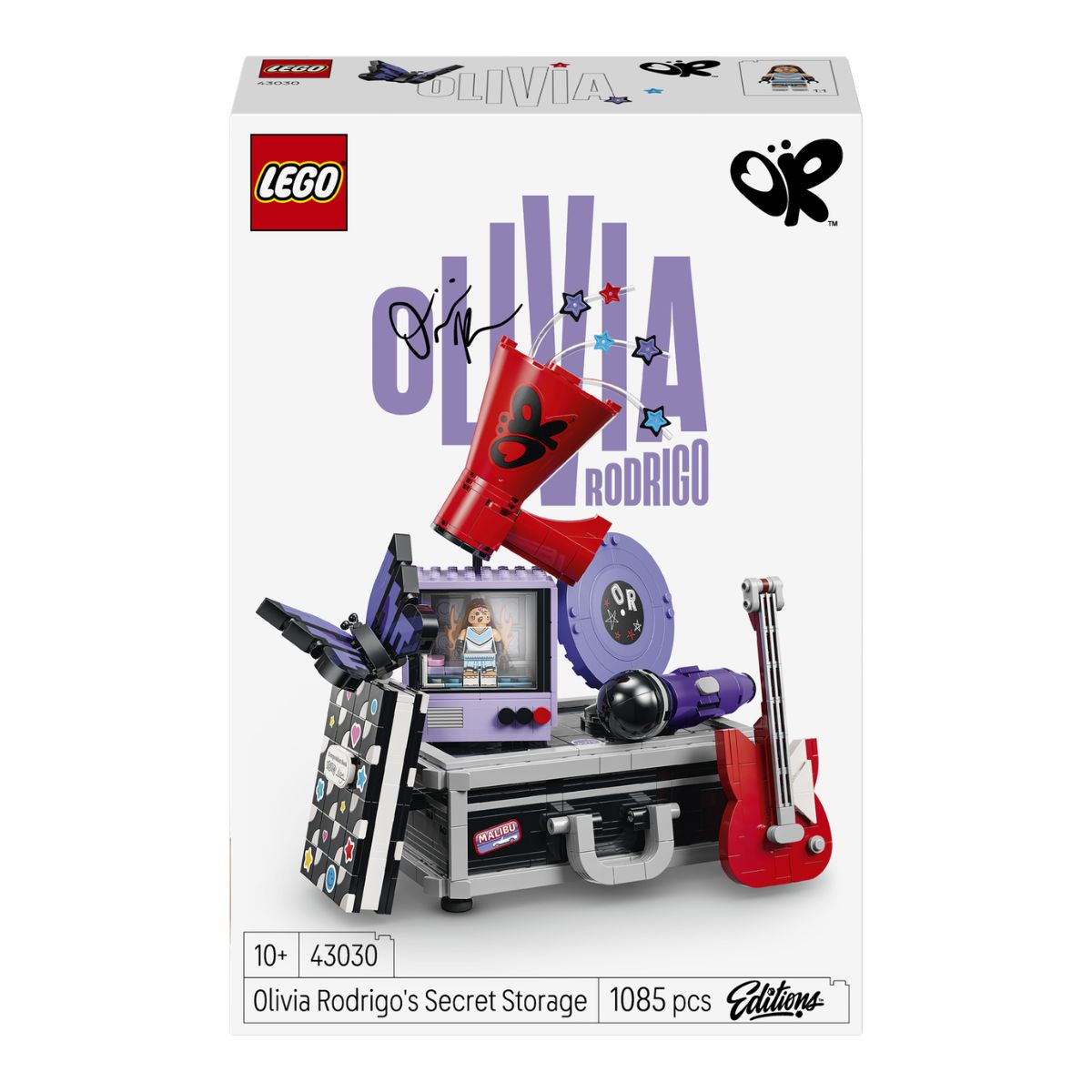 Olivia Rodrigo Icons Building Set LEGO EDITIONS MUSIC 43030 (1,085 Pieces)