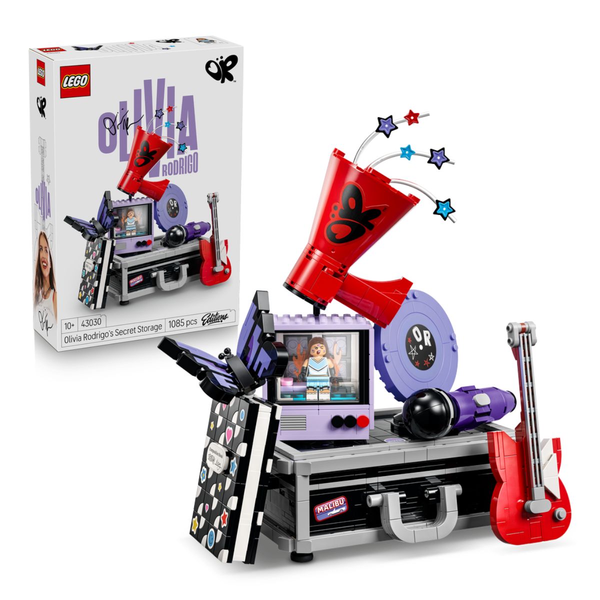 Olivia Rodrigo Icons Building Set LEGO EDITIONS MUSIC 43030 (1,085 Pieces)