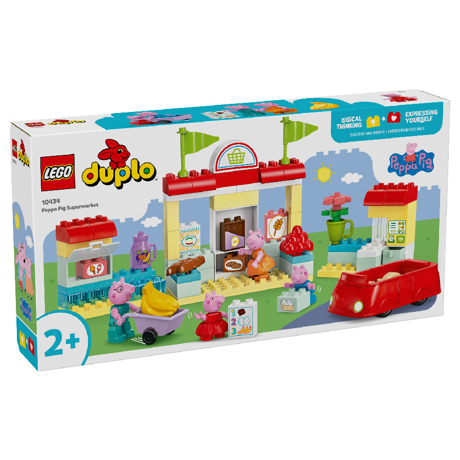 Đồ Chơi Lắp Ráp Peppa Pig Đi Siêu Thị Lego Duplo 10434 (70 Chi Tiết)