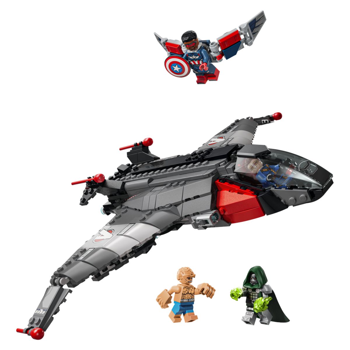 Đồ Chơi Lắp Ráp Phi Thuyền Quinjet Avengers: Doomsday LEGO SUPERHEROES 76347 (433 Chi Tiết)