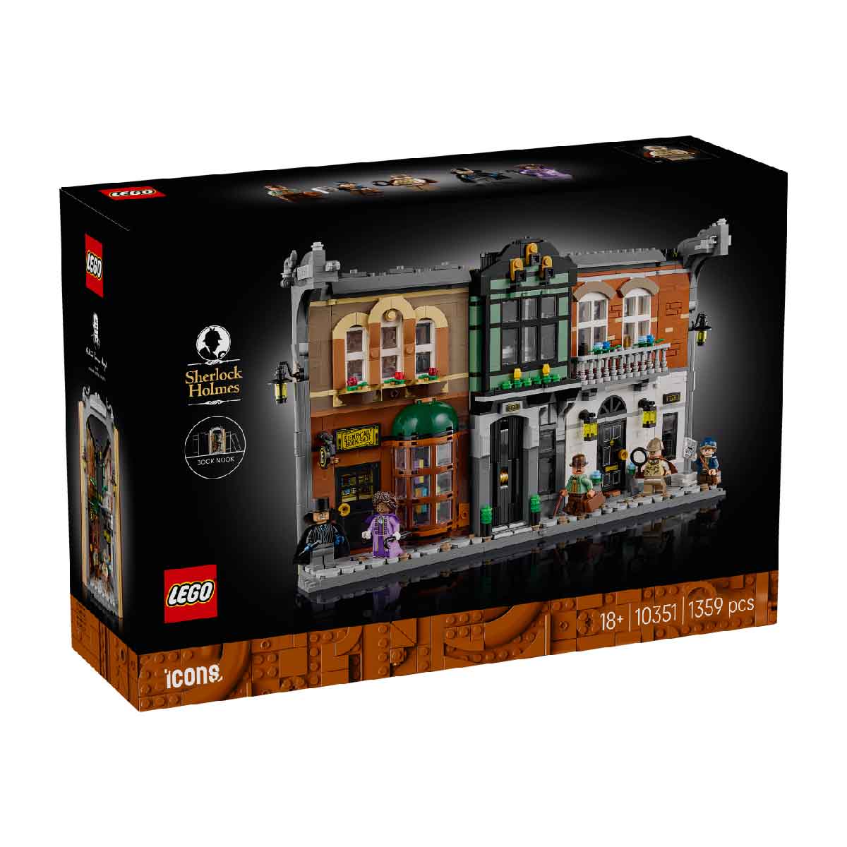 Đồ Chơi Lắp Ráp Phố Baker - Sherlock Holmes LEGO ICONS 10351