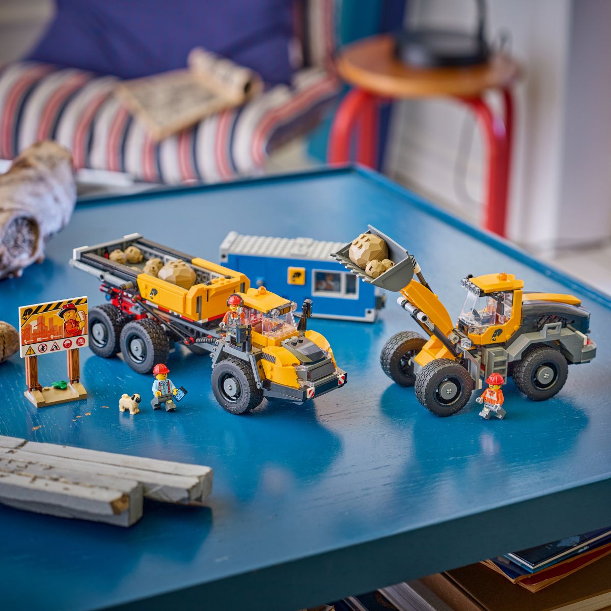 Đồ Chơi Lắp Ráp Phương Tiện Công Trình: Xe Ben Và Xe Xúc Lật LEGO CITY 60494 (1132 chi tiết)