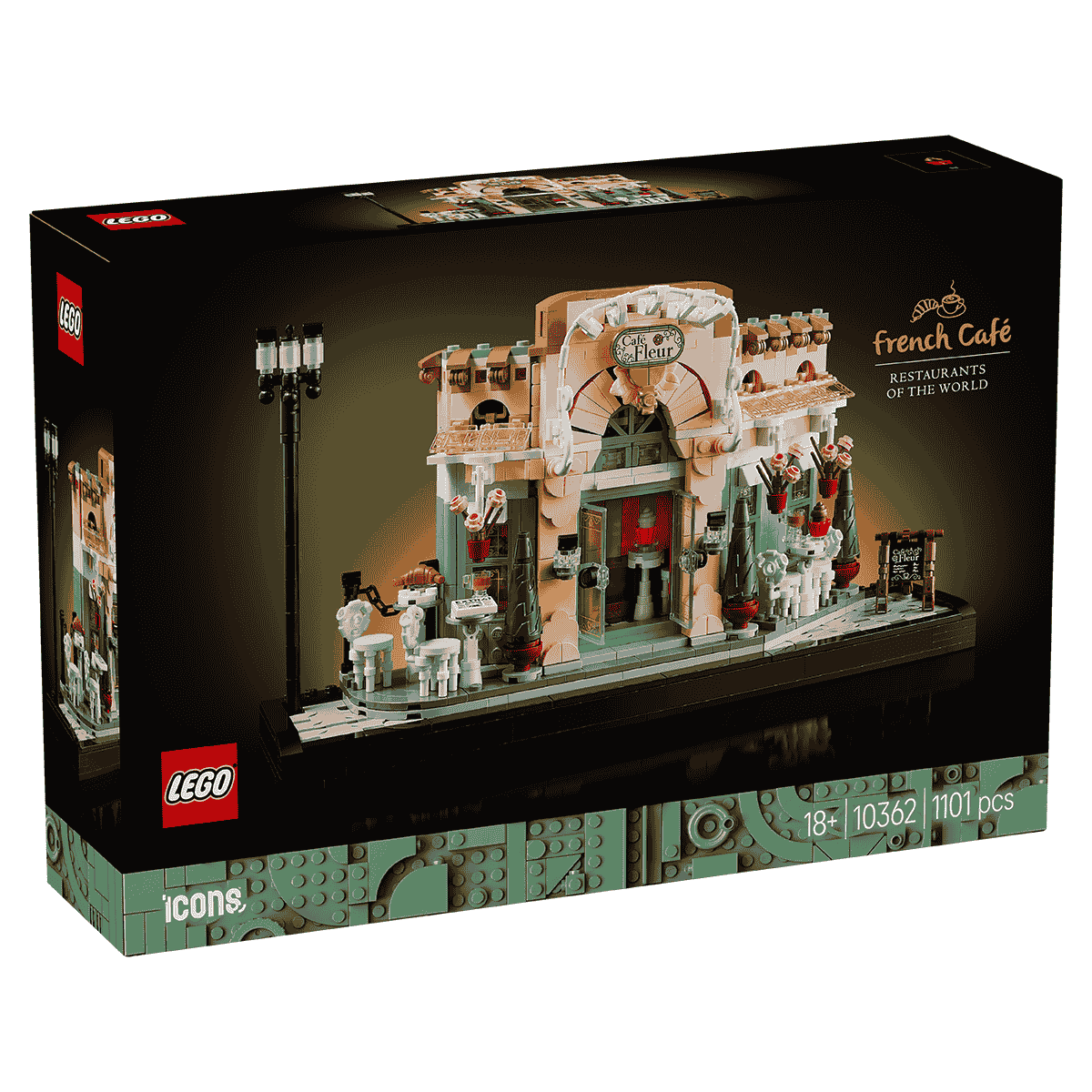 Đồ Chơi Lắp Ráp Quán Cà Phê Kiểu Pháp LEGO ICONS 10362 (1101 chi tiết)