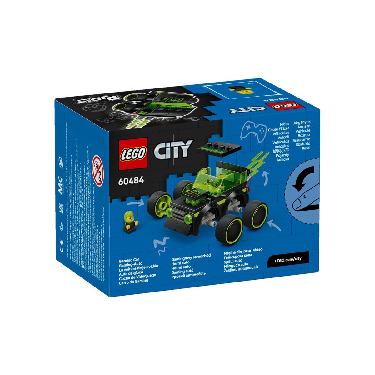 Đồ Chơi Lắp Ráp Rides - Xe Đua Phong Cách Game LEGO CITY 60484