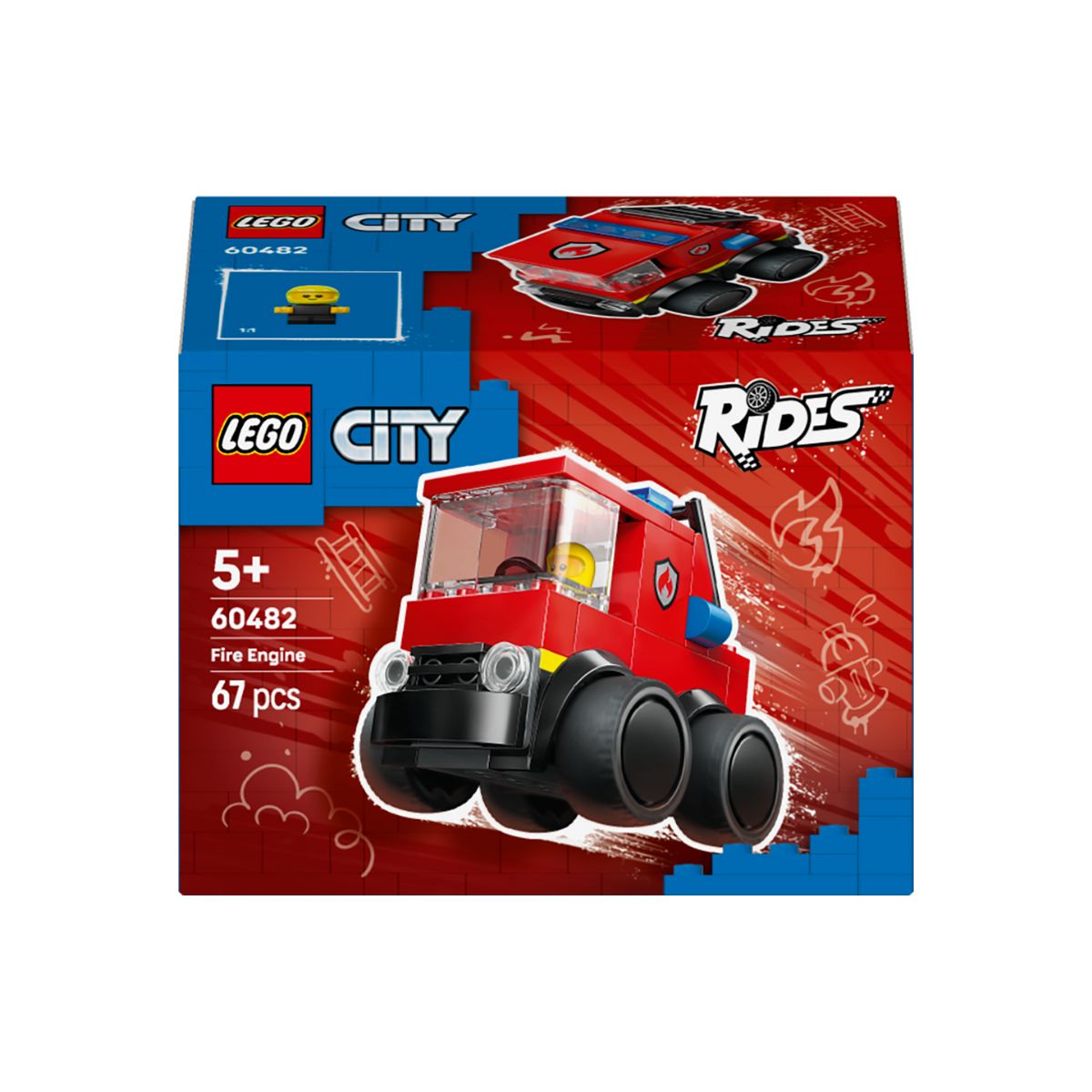 Đồ Chơi Lắp Ráp Rides - Xe Tải Cứu Hỏa LEGO CITY 60482