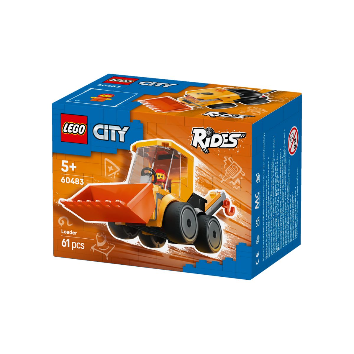 Đồ Chơi Lắp Ráp Rides - Xe Xúc Công Trình LEGO CITY 60483