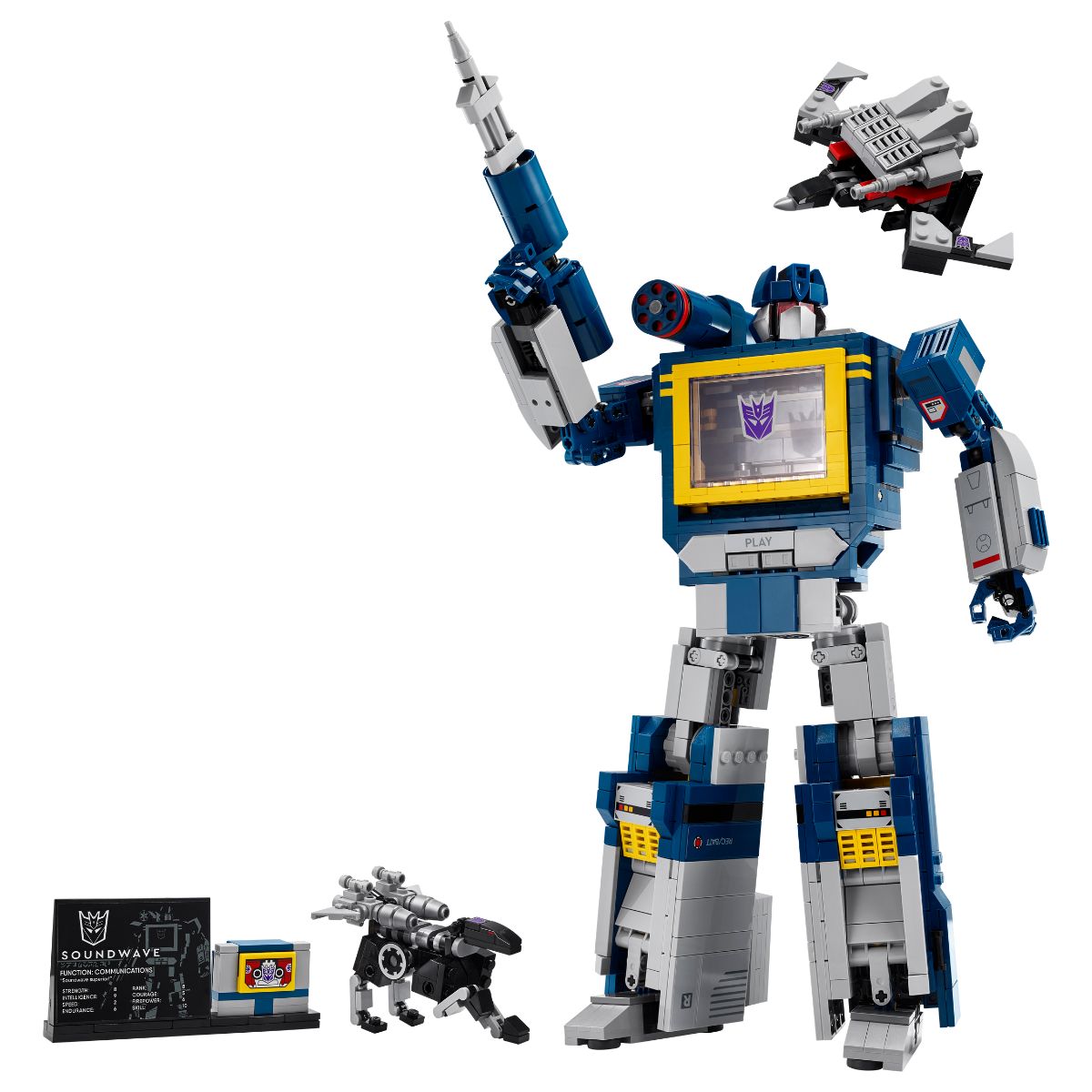 Đồ Chơi Lắp Ráp Robot Biến Hình Transformers Soundwave LEGO ICONS 10358