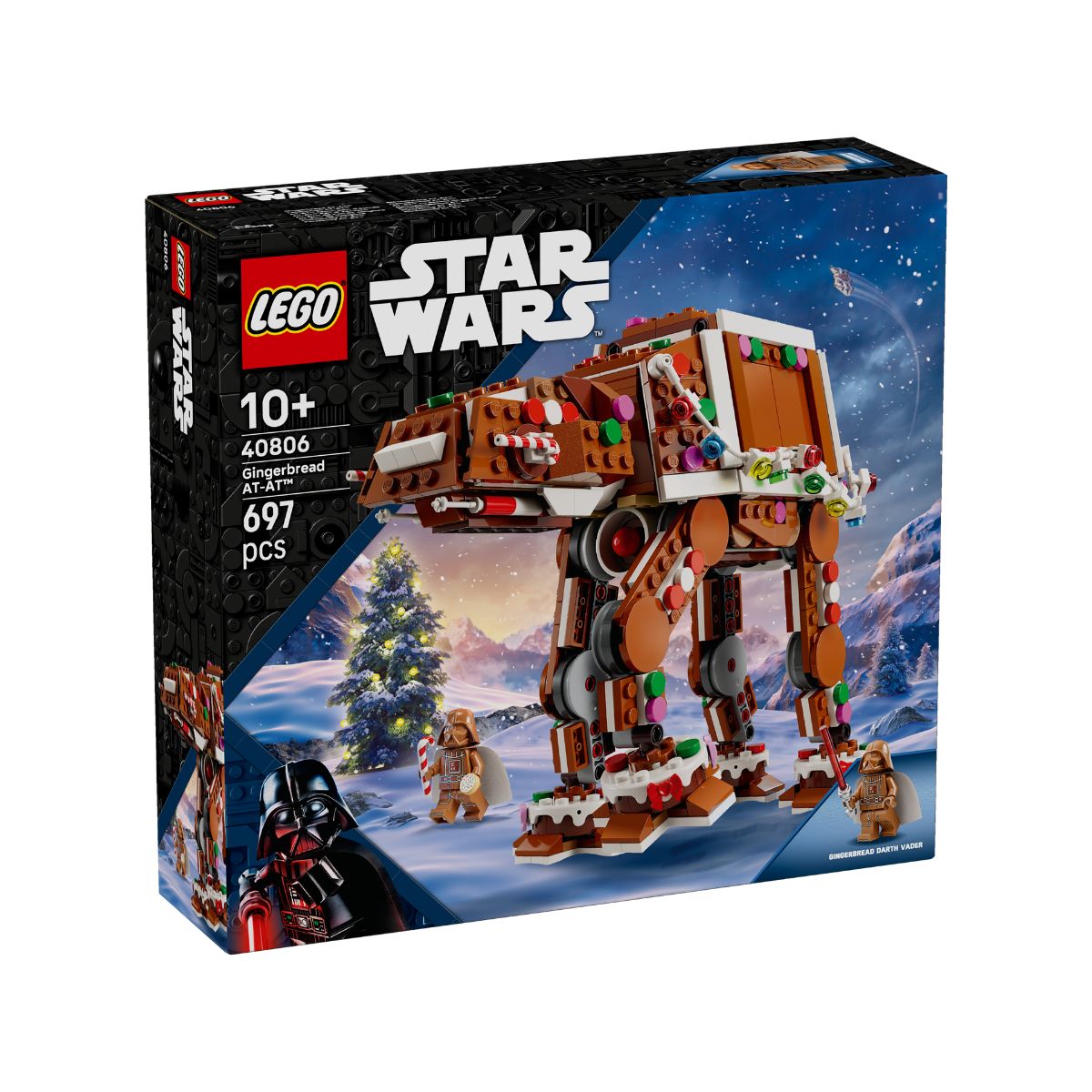 Star Wars AT-AT™ Gingerbread Robot Building Set LEGO SEASONS AND OCCASIONS 40806