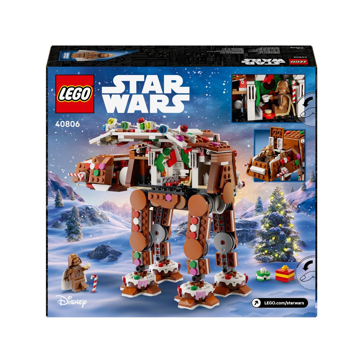 Star Wars AT-AT™ Gingerbread Robot Building Set LEGO SEASONS AND OCCASIONS 40806