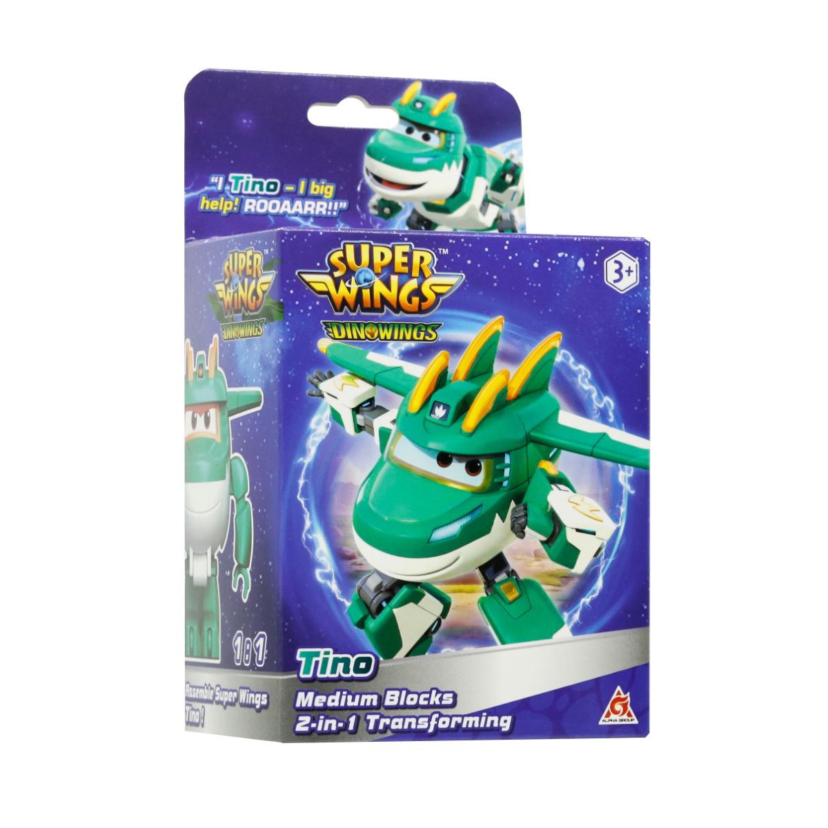 Đồ Chơi Lắp Ráp Robot Biến Hình Máy Bay Tino Huyền Thoại SUPERWINGS EU380512-3