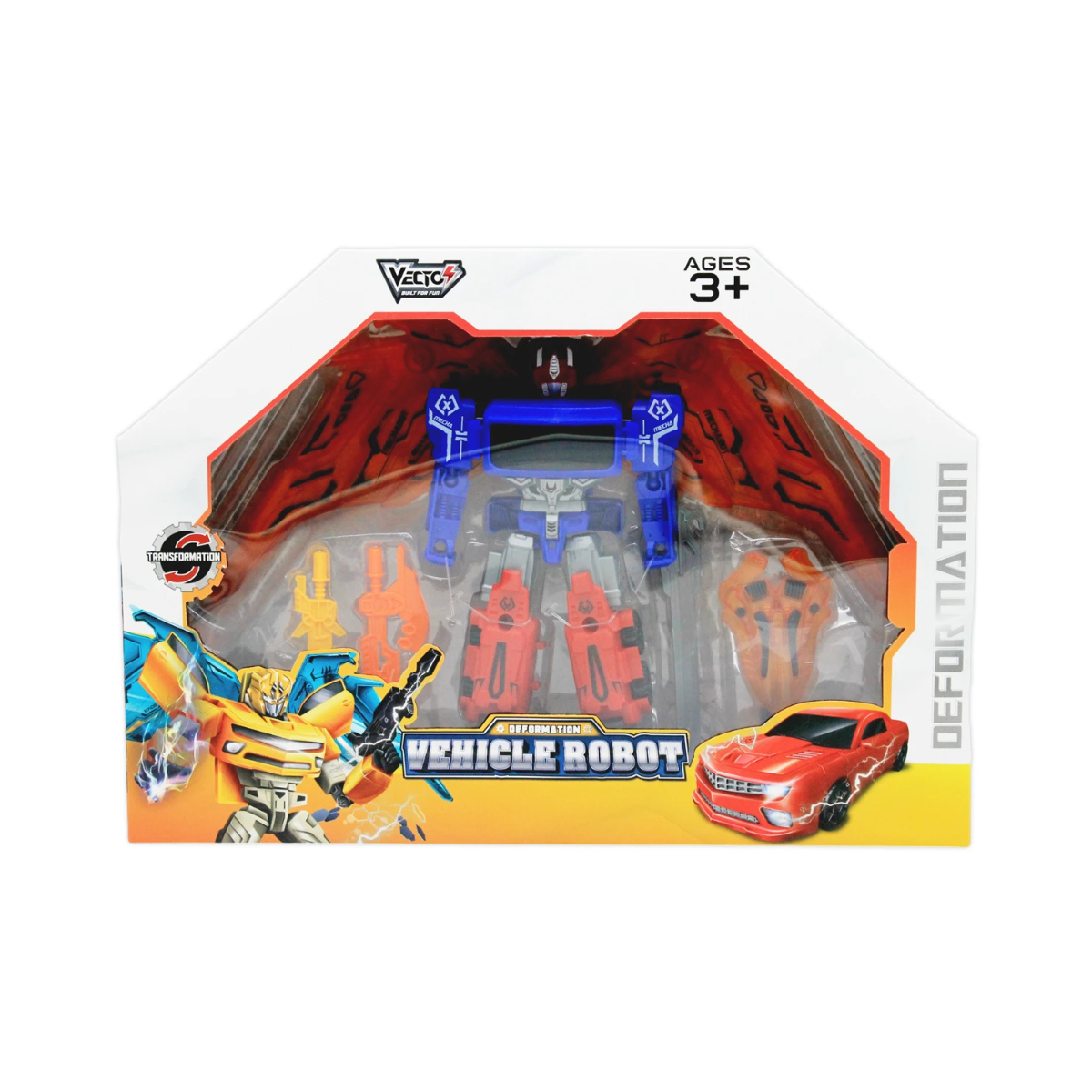 Đồ Chơi Lắp Ráp Robot Biến Hình Thành Xe Tải (Xanh) Vecto Vt01591