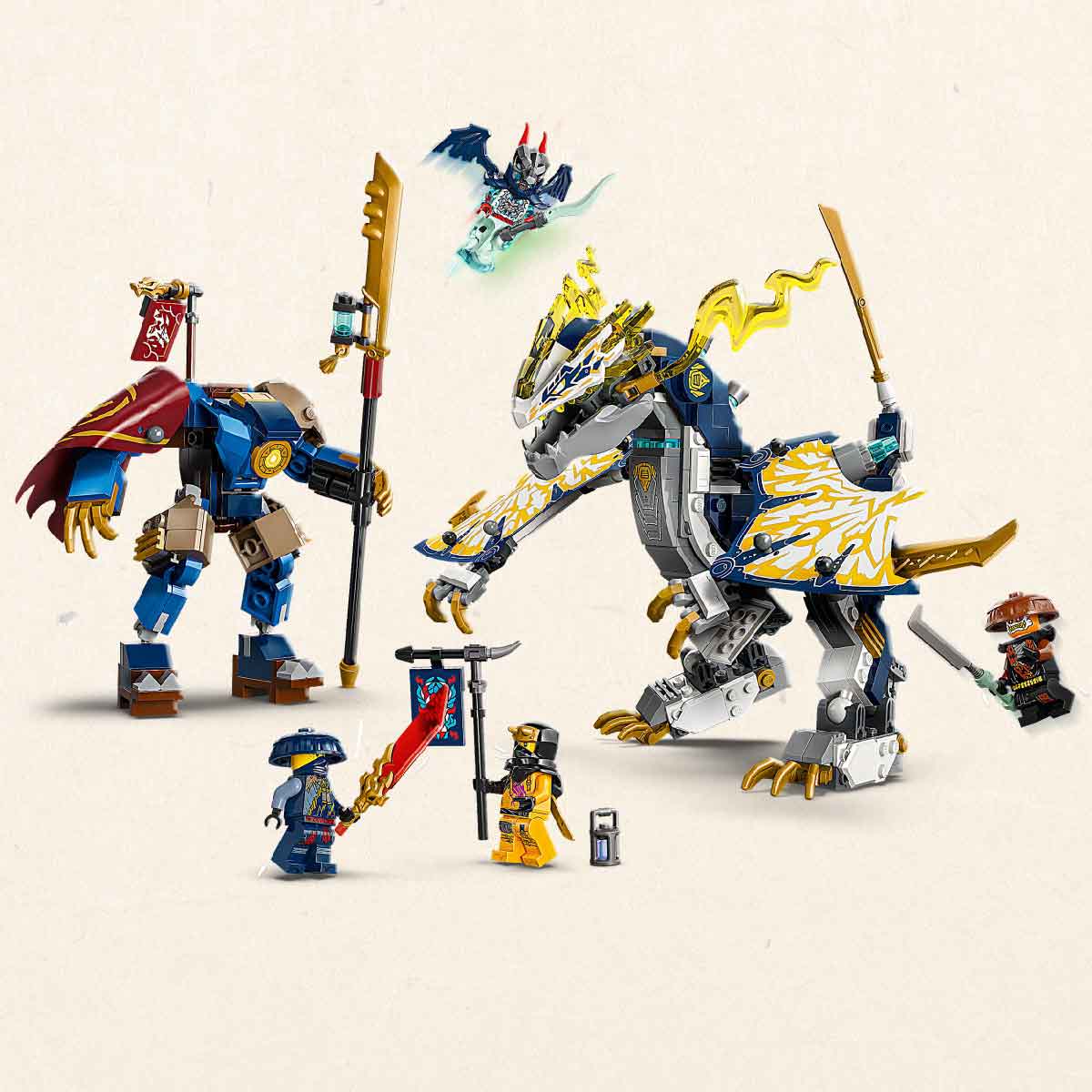 Đồ Chơi Lắp Ráp Rogue Và Cỗ Máy Rồng Chiến Đấu LEGO NINJAGO 71843