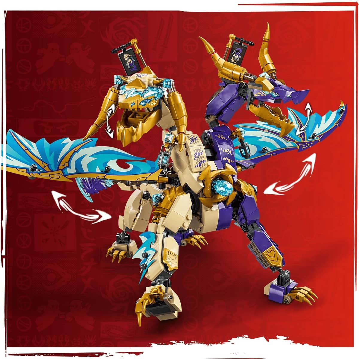Đồ Chơi Lắp Ráp Rồng Arc LEGO NINJAGO 71836 (869 chi tiết)