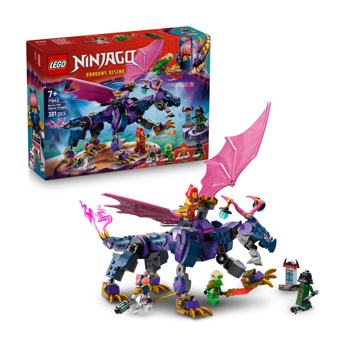 Đồ Chơi Lắp Ráp Rồng Bậc Thầy Rontu LEGO NINJAGO 71842