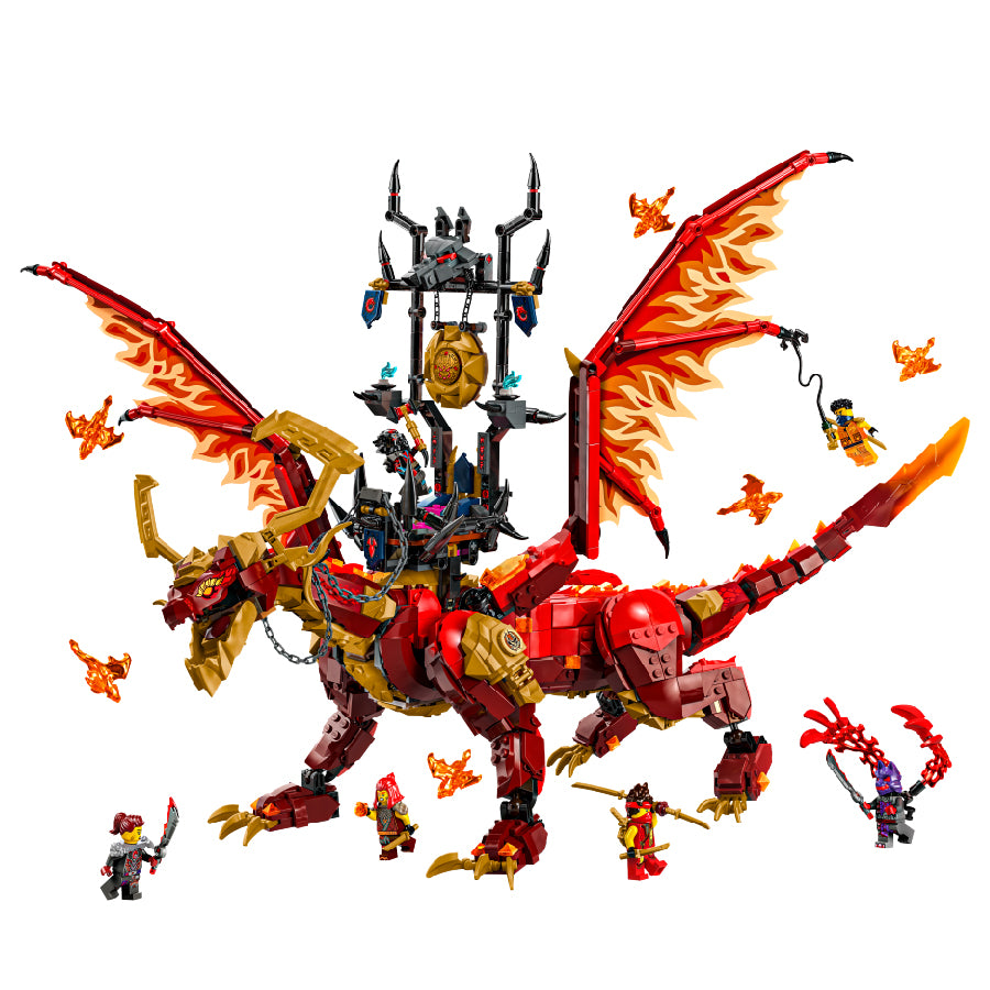 Đồ Chơi Lắp Ráp Rồng Lửa Bóng Đêm Của Kai LEGO NINJAGO 71822 (1716 chi tiết)