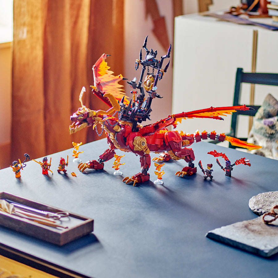 Đồ Chơi Lắp Ráp Rồng Lửa Bóng Đêm Của Kai LEGO NINJAGO 71822 (1716 chi tiết)