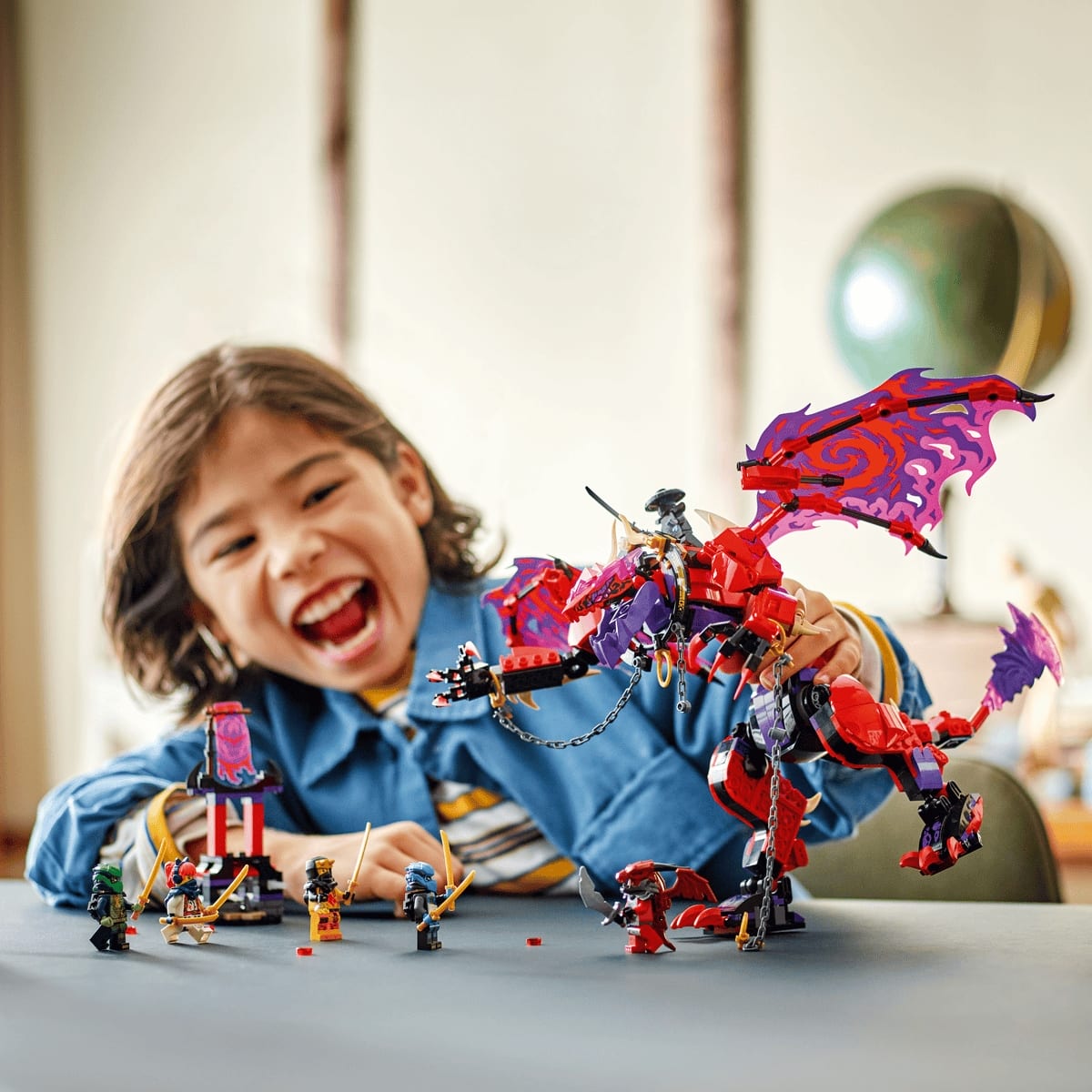 Đồ Chơi Lắp Ráp Rồng Thần Sức Mạnh Thunderfang LEGO NINJAGO 71832 (668