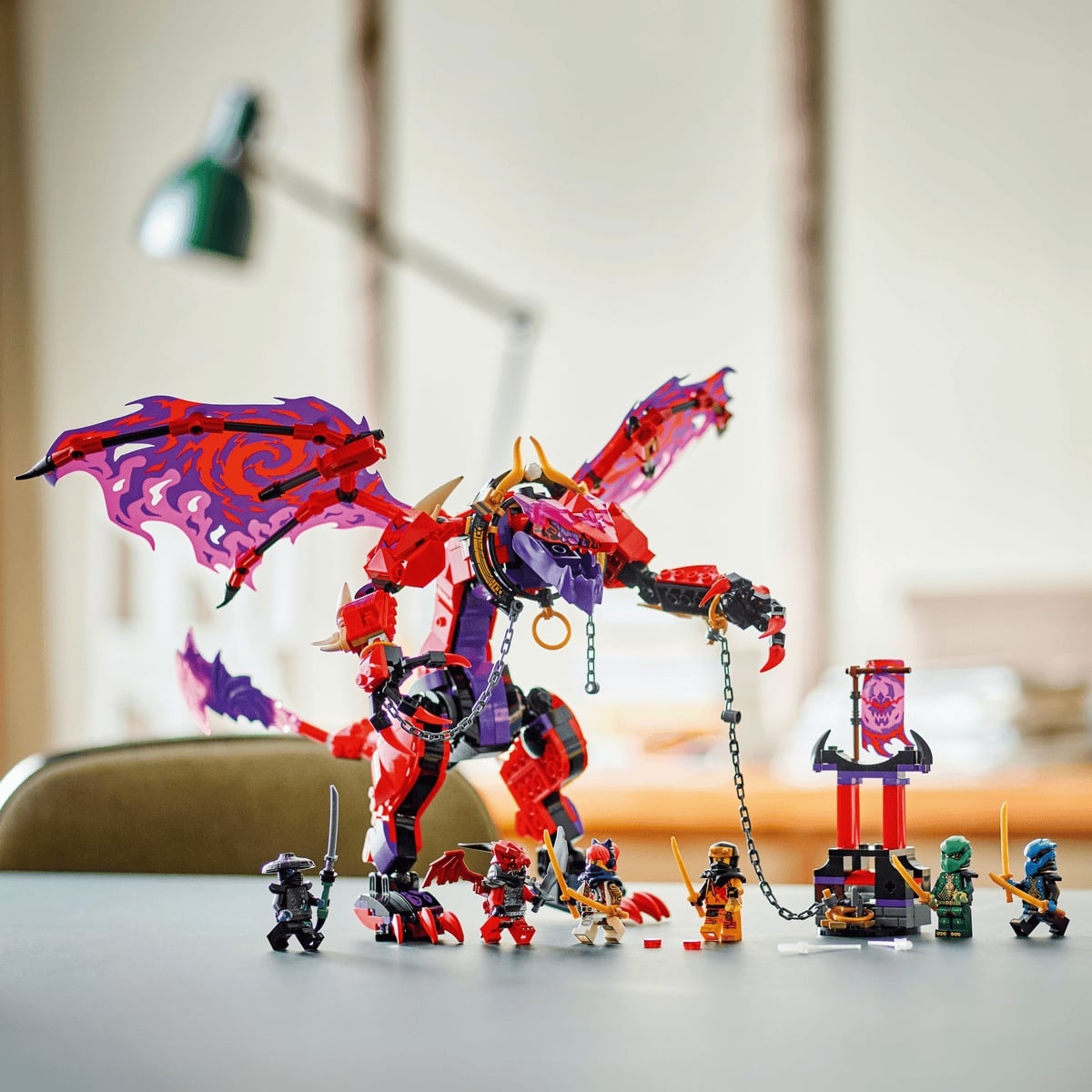 Đồ Chơi Lắp Ráp Rồng Thần Sức Mạnh Thunderfang LEGO NINJAGO 71832 (668
