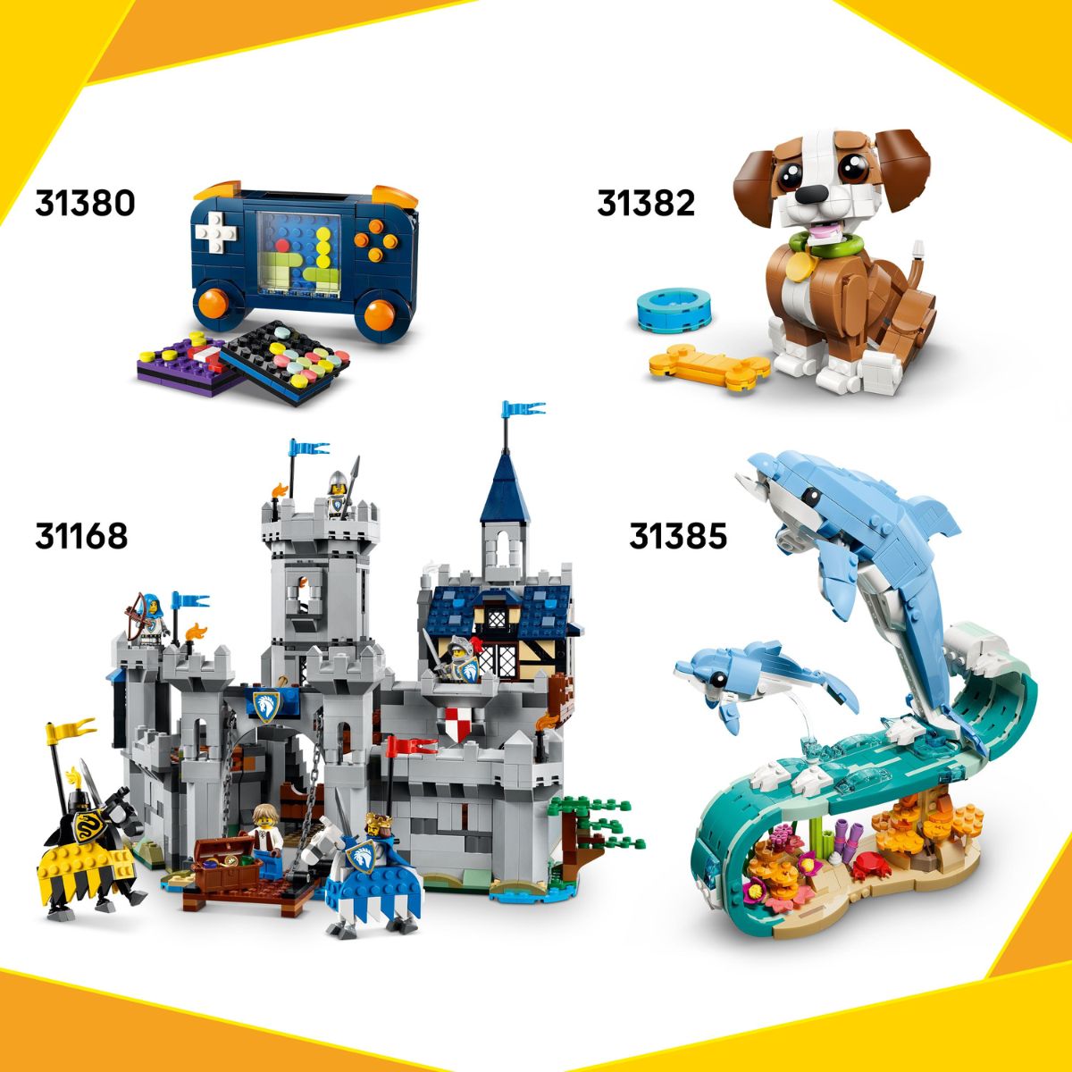 Đồ chơi lắp ráp Rùa Đáng Yêu và Hoa Ly LEGO CREATOR 31377