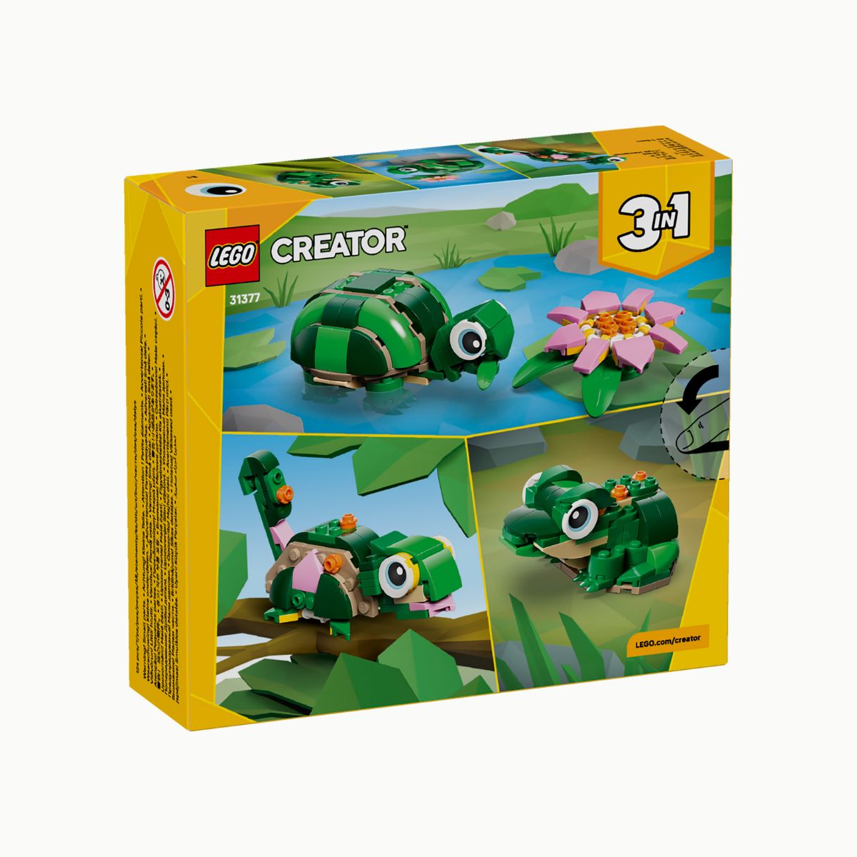 Đồ chơi lắp ráp Rùa Đáng Yêu và Hoa Ly LEGO CREATOR 31377