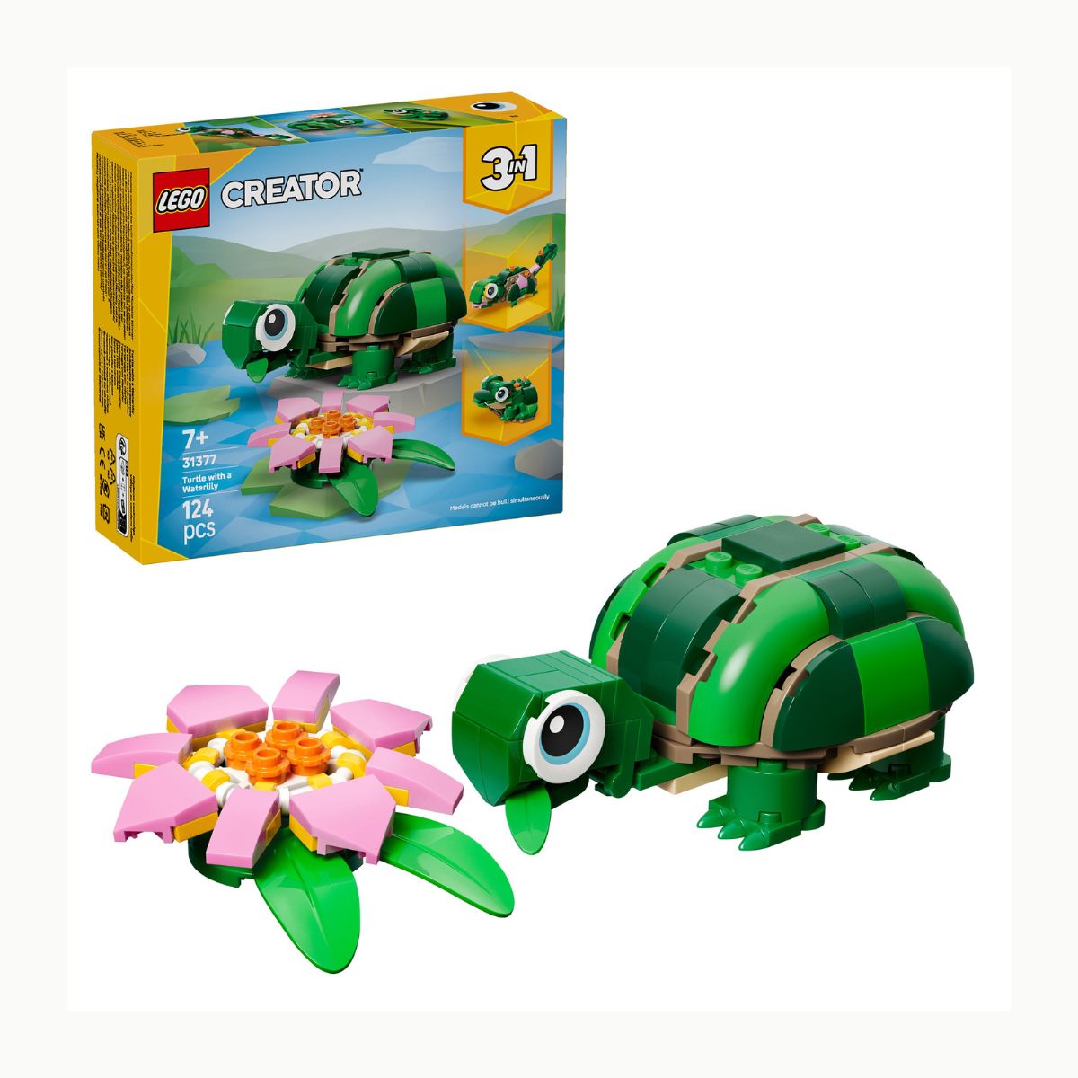 Đồ Chơi Lắp Ráp Rùa Đáng Yêu Và Hoa Ly LEGO CREATOR 31377