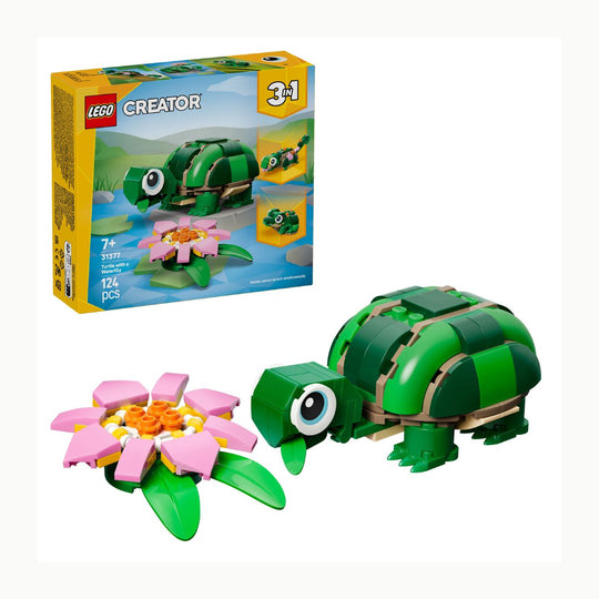 LEGO CREATOR Turtle With A Water Lily Flower 31377