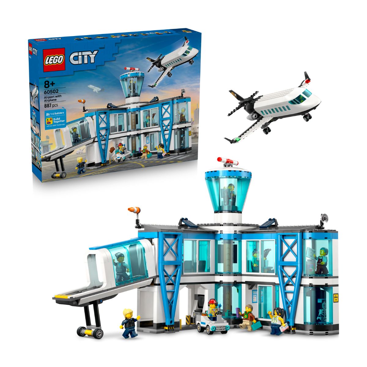 Đồ Chơi Lắp Ráp Sân Bay Và Máy Bay LEGO CITY 60502