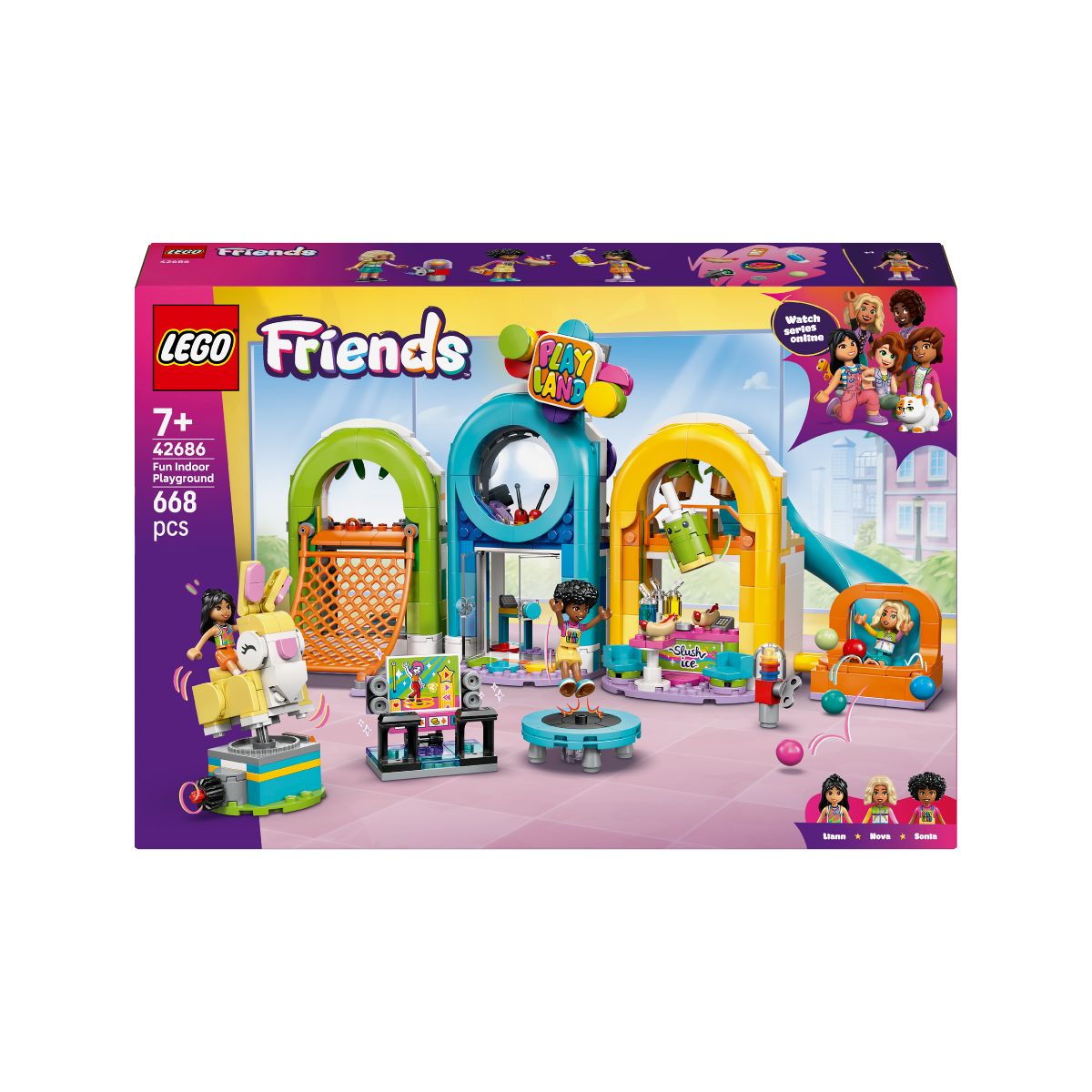 Đồ Chơi Lắp Ráp Sân Chơi Trong Nhà Vui Nhộn LEGO FRIENDS 42686