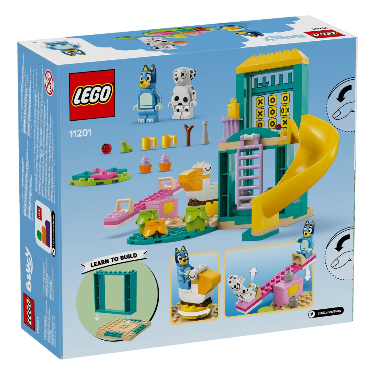 Đồ Chơi Lắp Ráp Sân Chơi Vui Nhộn Của Bluey Và Chloe LEGO BLUEY 11201 (104 Chi Tiết)