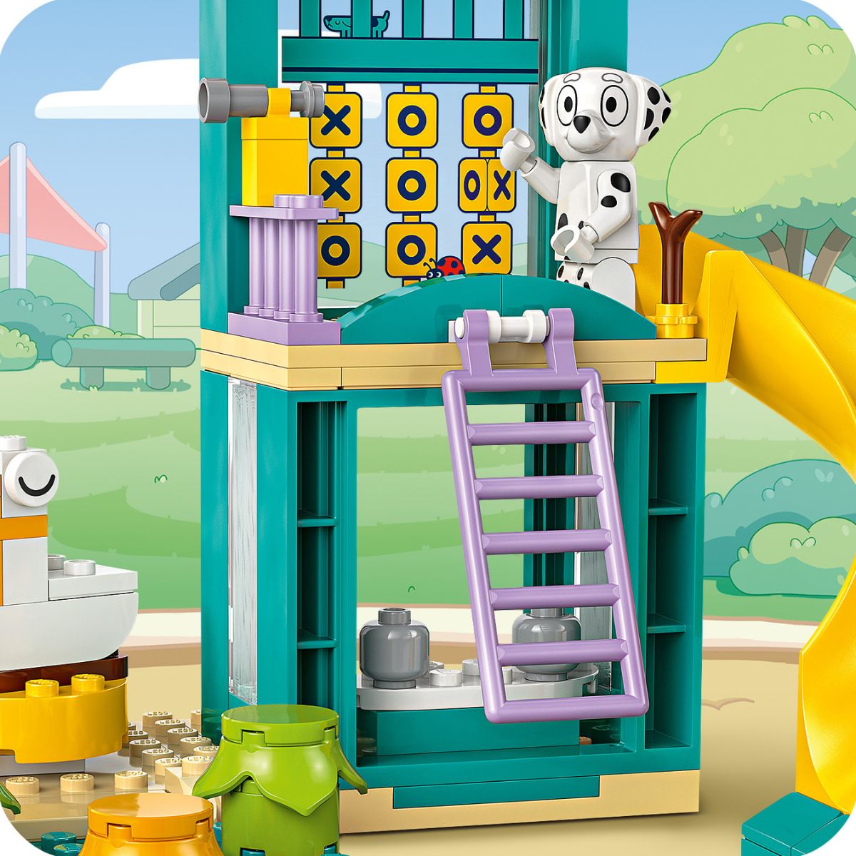 Đồ Chơi Lắp Ráp Sân Chơi Vui Nhộn Của Bluey Và Chloe LEGO BLUEY 11201 (104 Chi Tiết)