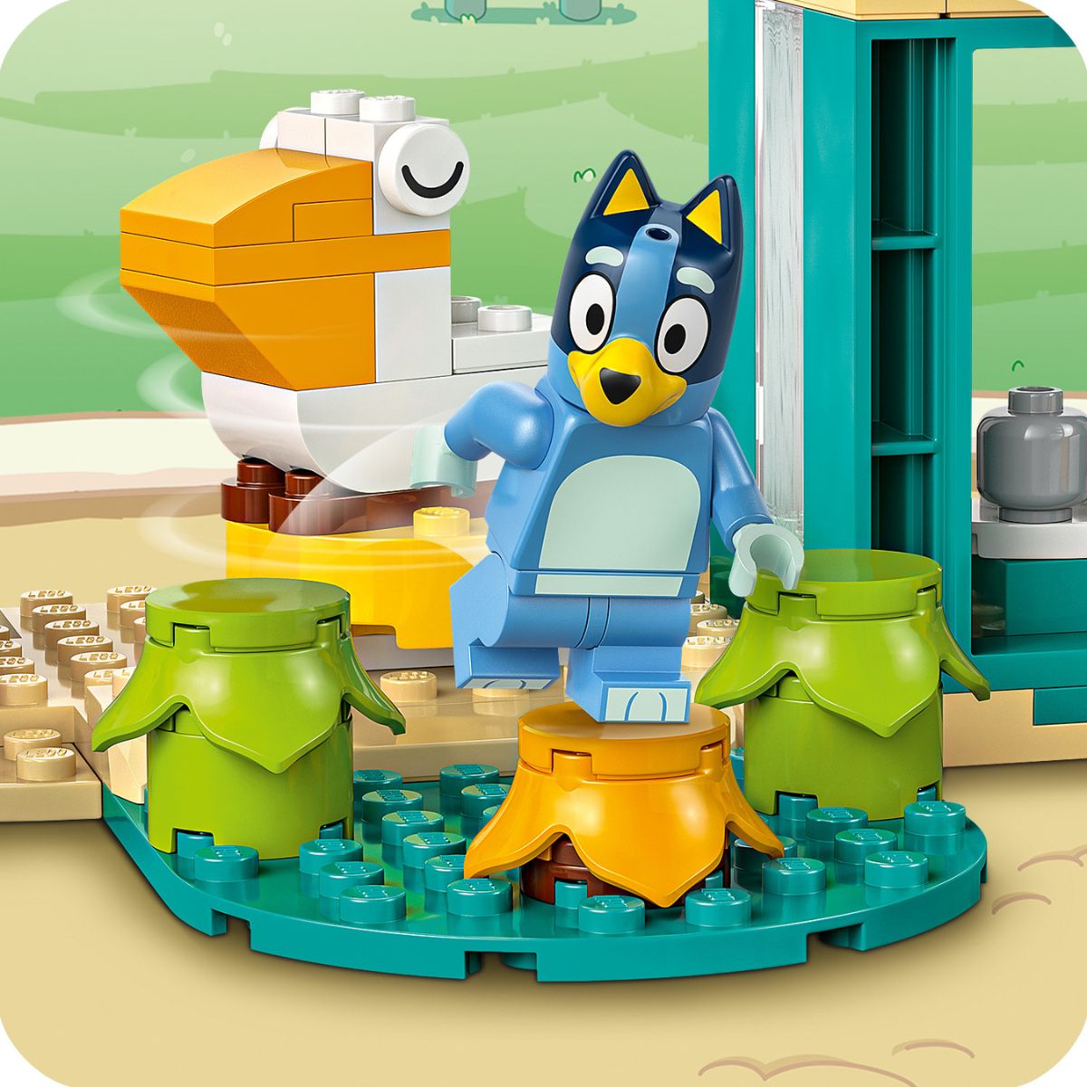 Đồ Chơi Lắp Ráp Sân Chơi Vui Nhộn Của Bluey Và Chloe LEGO BLUEY 11201 (104 Chi Tiết)
