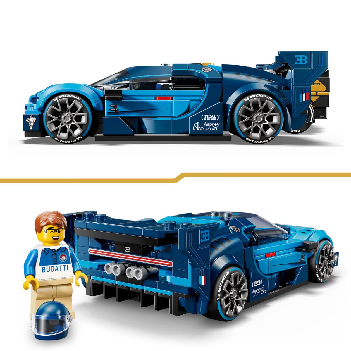 Đồ Chơi Lắp Ráp Siêu Xe Bugatti Vision GT LEGO SPEED CHAMPIONS 77253