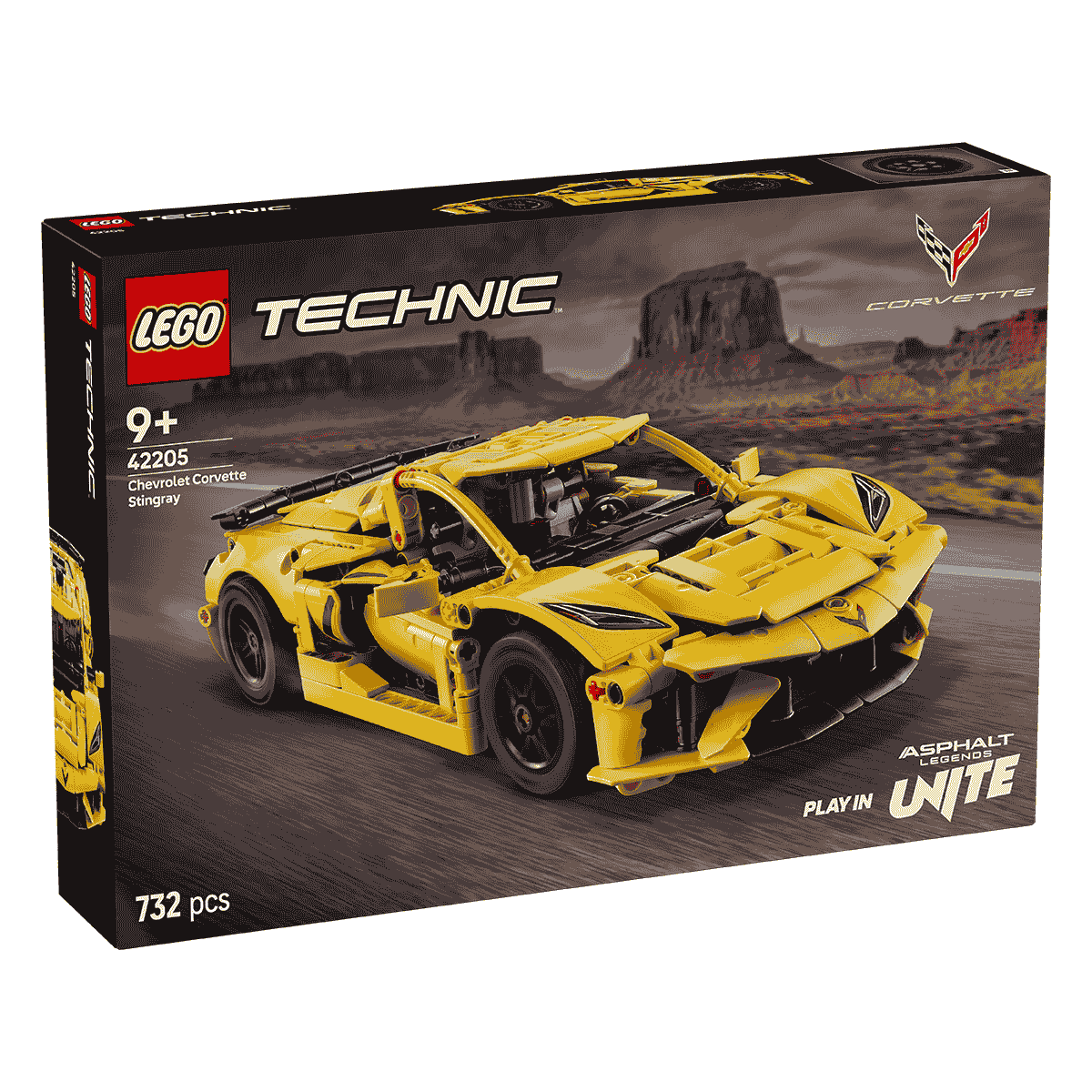 Đồ Chơi Siêu Xe Chevrolet Corvette Stingray Lego Technic 42205