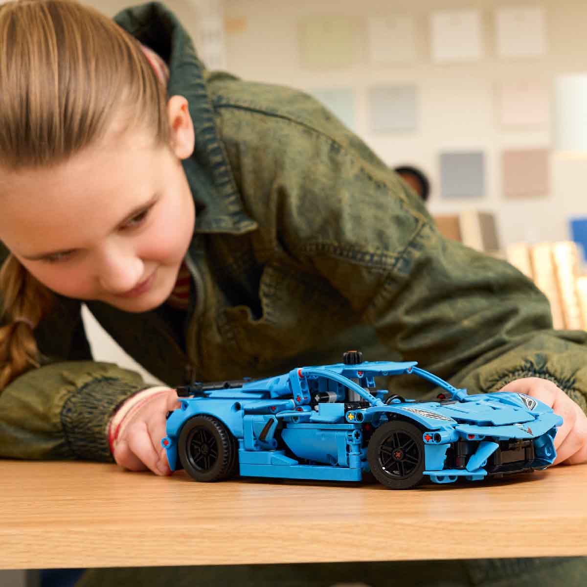 Đồ Chơi Lắp Ráp Siêu Xe Corvette Stingray Xanh Dương LEGO TECHNIC 42217-LG