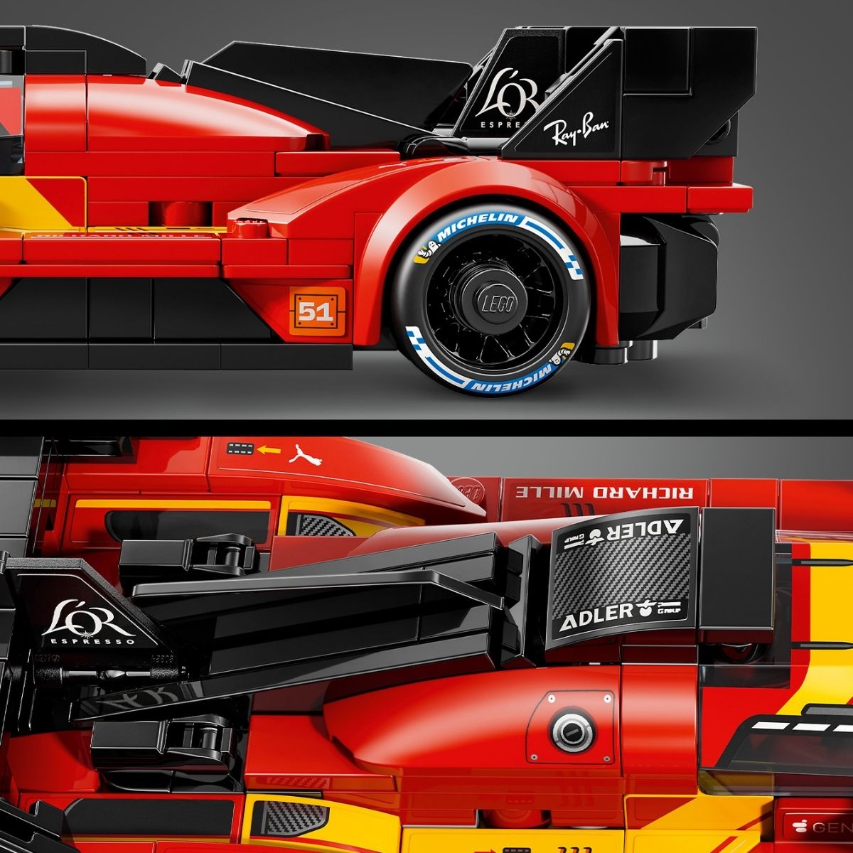 Đồ Chơi Lắp Ráp Siêu Xe Ferrari 499P LEGO SPEED CHAMPIONS 77261 (329 chi tiết)