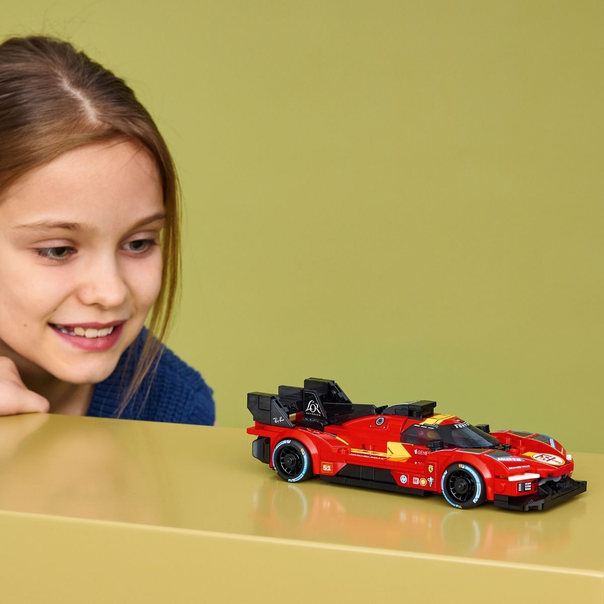 Đồ Chơi Lắp Ráp Siêu Xe Ferrari 499P LEGO SPEED CHAMPIONS 77261 (329 chi tiết)