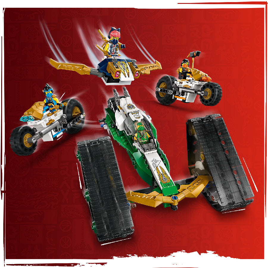 LEGO NINJAGO 71820 4-in-1 Super Car Assembly Toy (576 parts)